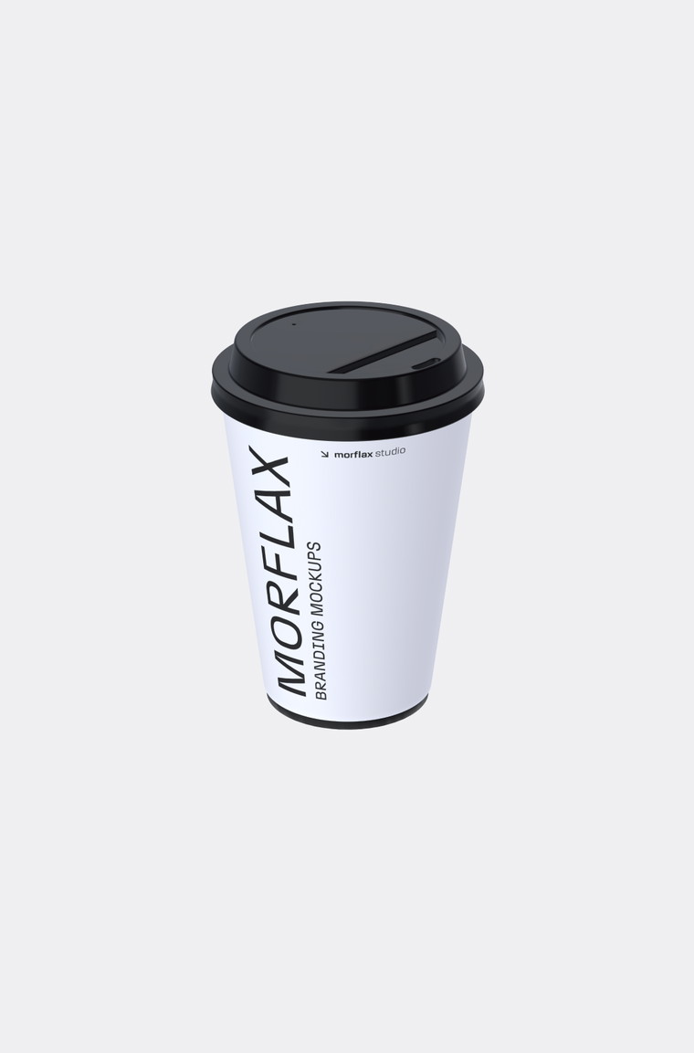 Customize and animate 3D Coffee Cup branding mockup