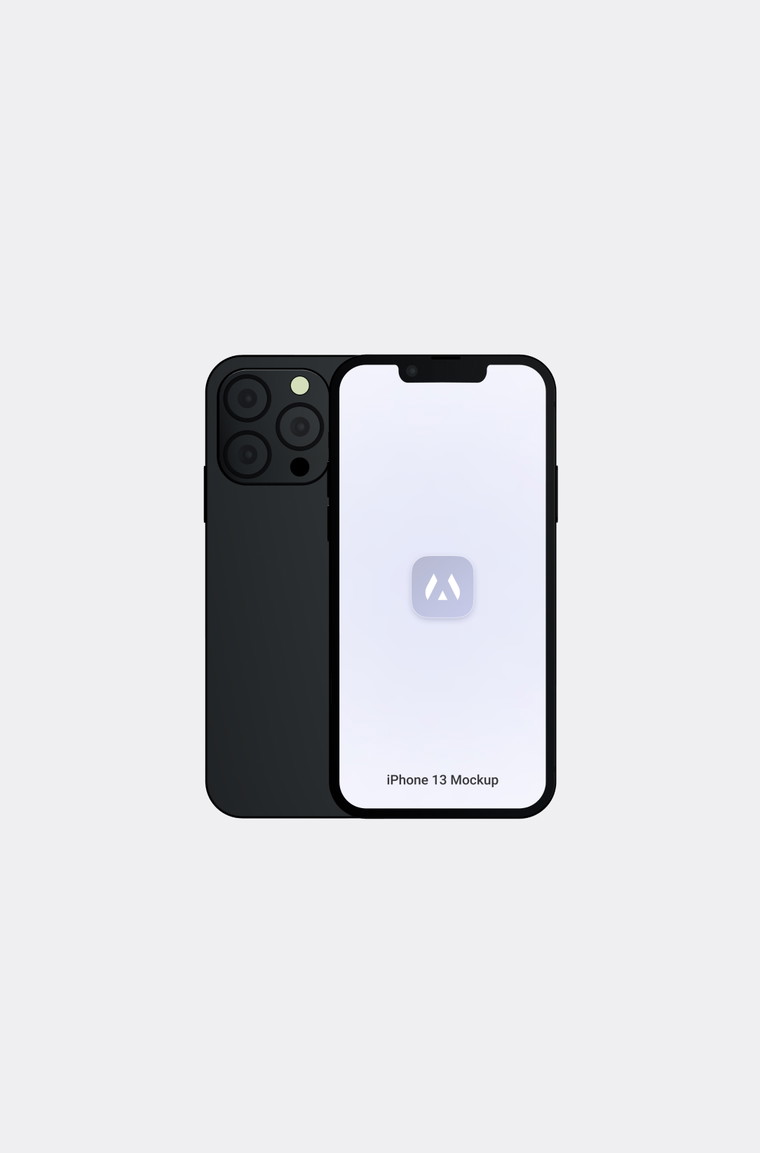 Customize and animate 3D iPhone 13 Pro device mockup