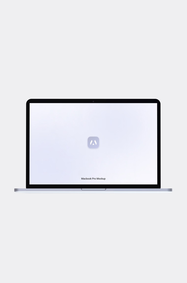 Customize and animate 3D Macbook Pro 16 devices mockup