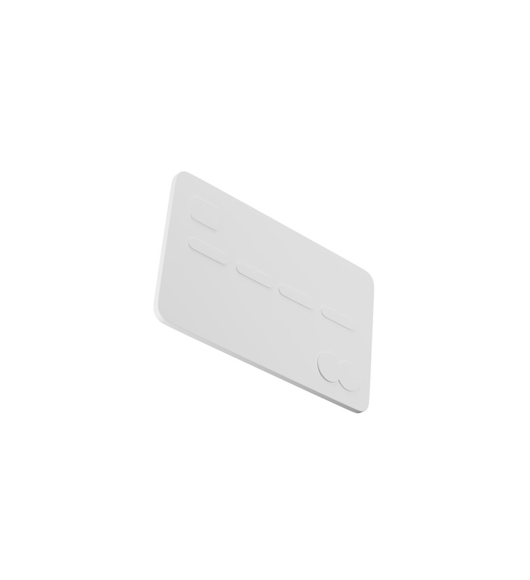 Customize and animate 3D Credit Card undefined mockup