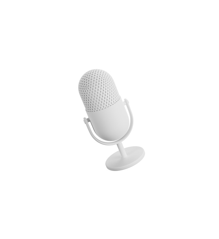 Customize and animate 3D Mic undefined mockup