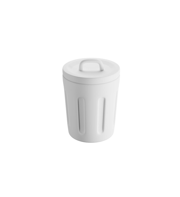 Customize and animate 3D Trash-can undefined mockup