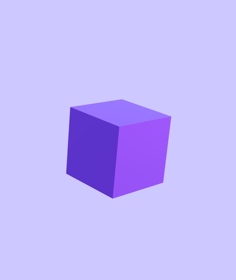 Customize and animate 3D Cube undefined mockup