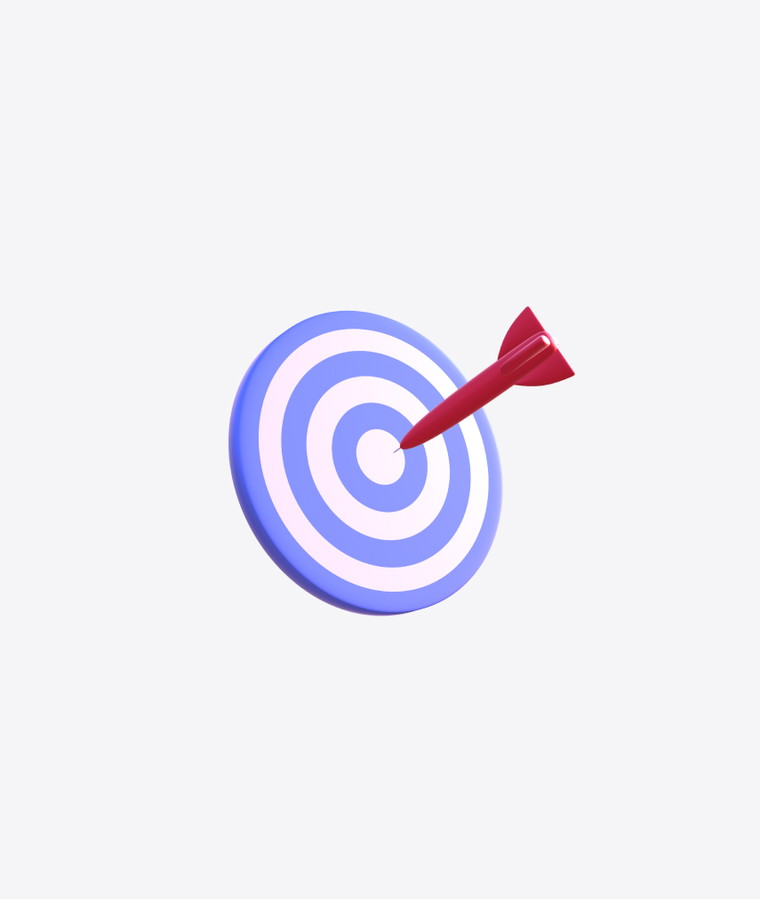 Customize and animate 3D Target undefined mockup