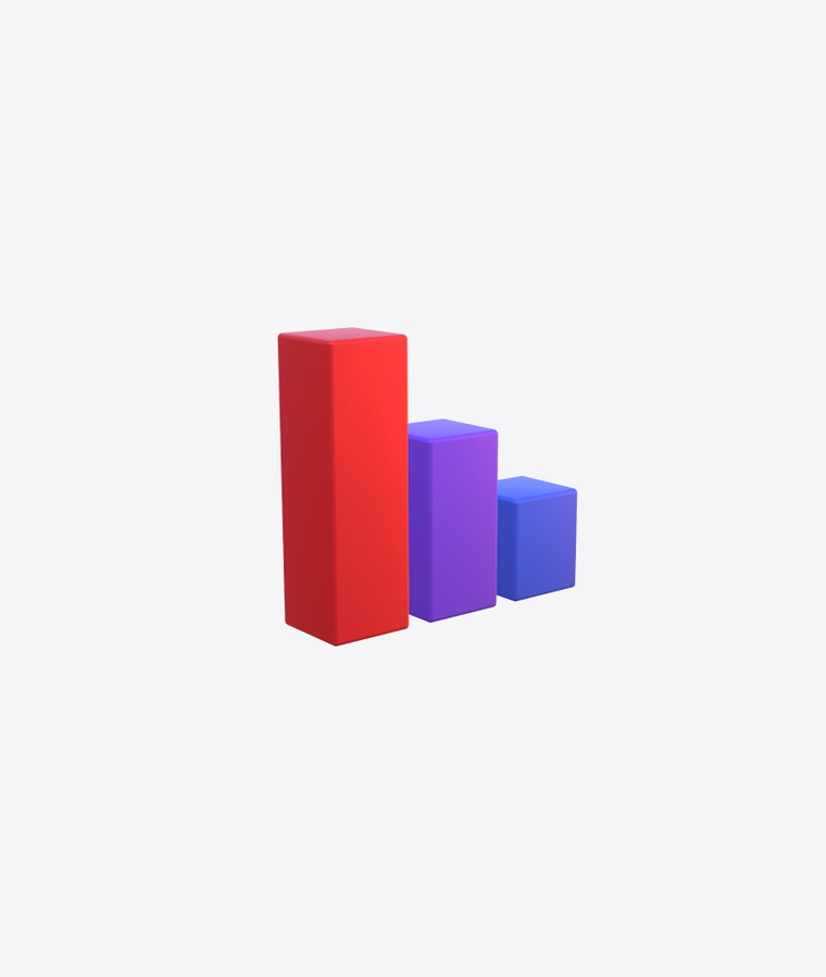 Customize and animate 3D Bar chart undefined mockup