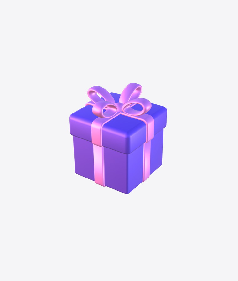 Customize and animate 3D Gift undefined mockup