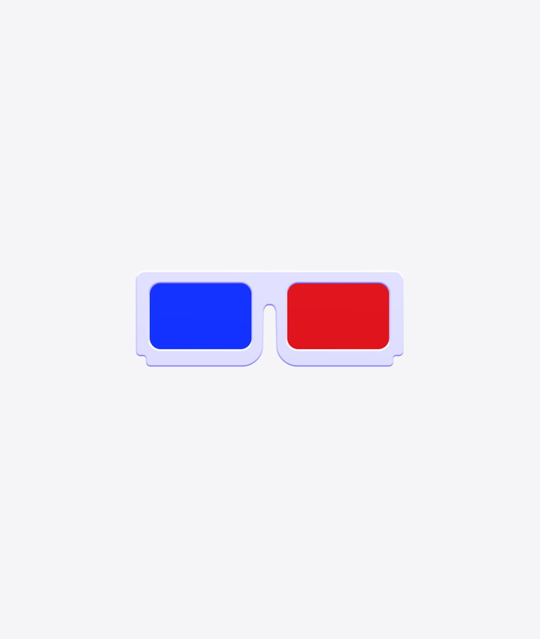 Customize and animate 3D 3D glasses undefined mockup