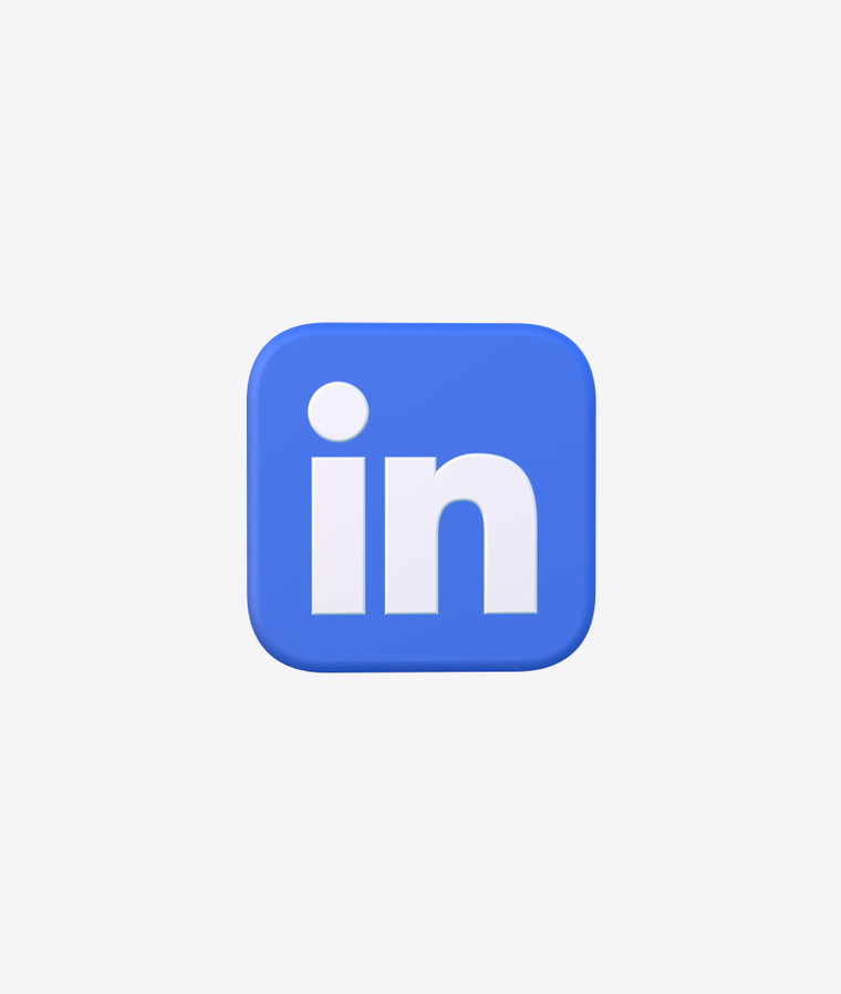 Customize and animate 3D Linkedin group mockup