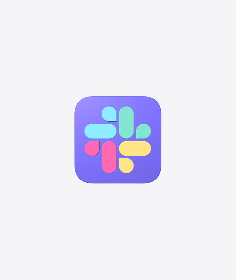 Customize and animate 3D Slack group mockup