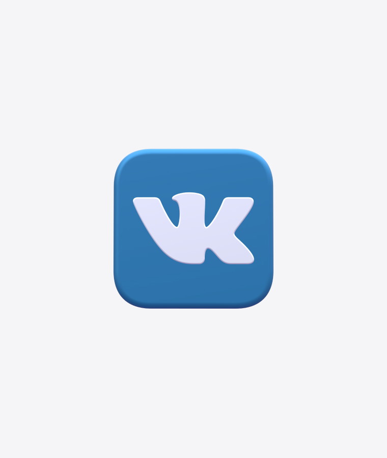 Customize and animate 3D Vk group mockup