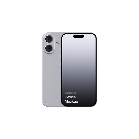 Customize and animate 3D iPhone 16 device mockup