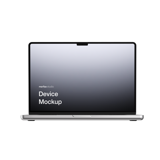 Customize and animate 3D Macbook Pro device mockup
