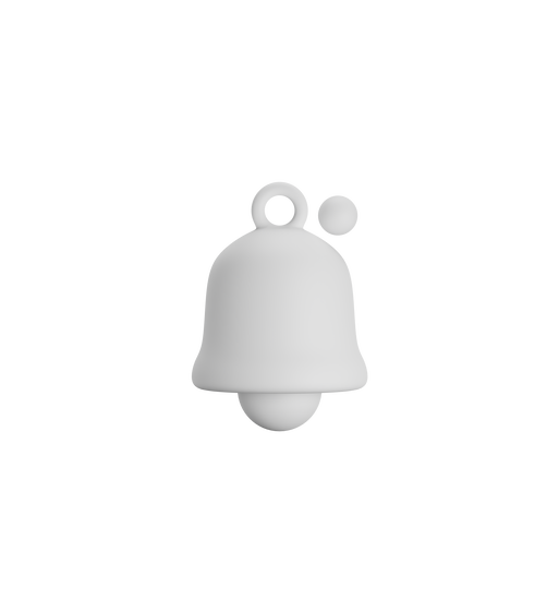 Customize and animate 3D Bell undefined mockup